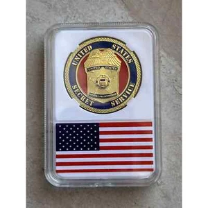 US SECRET SERVICE Department Of Home land Security Challenge Coin with case - Picture 1 of 6