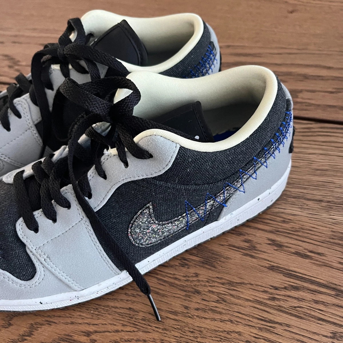 Jordan 1 Low Crater - Black for Sale | Authenticity Guaranteed | eBay