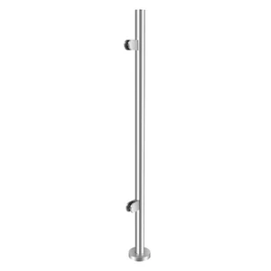 Glass Railing Post Glass Balustrade End Post Railing Fence Pole Handrail Fencing - Picture 1 of 18