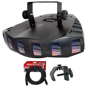 Chauvet DJ DERBY X DMX-512 Multi Colored LED Derby Club Light Effect+Cable+Clamp - Picture 1 of 12