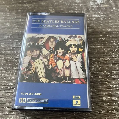 THE BEATLES Ballads 1980 CASSETTE TAPE 20 GREATEST HITS - FREE AUS POST! - Image 1 of 3