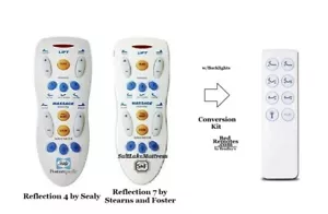 Remote Replacement Kit for Sealy Reflection 4 (Reflexion) NO PRESETS/MASSAGE - Picture 1 of 2