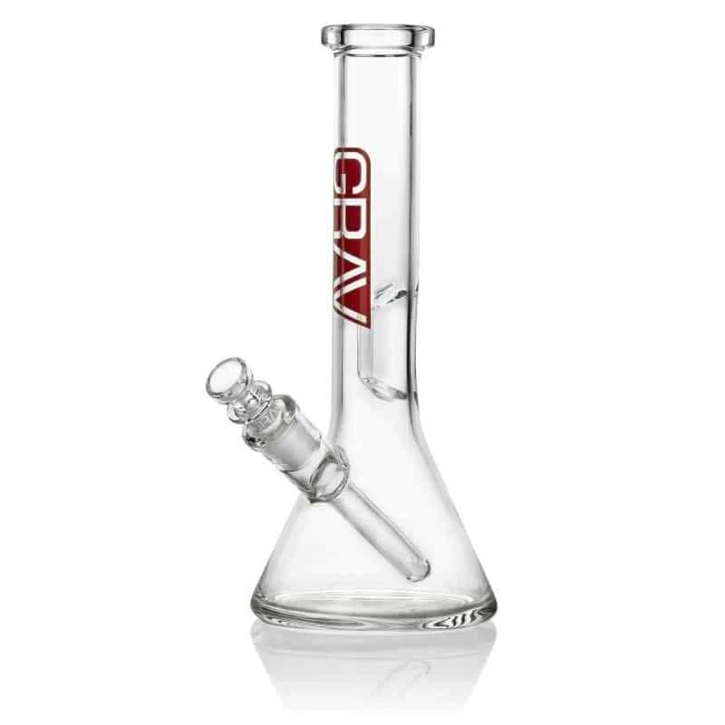 GRAV 8" Beaker Water Pipe - Clear