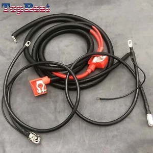 Powerstroke negative & positive battery starter cable kit fits 1994-97 Ford 7.3L - Picture 1 of 8