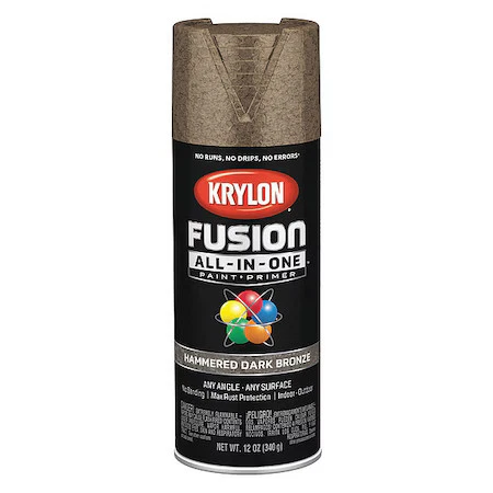 Krylon K02787007 Hammered Spray Paint, Dark Bronze, Hammered, Solvent, 12 Oz - Image 1 of 1