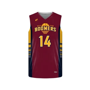 Champro SF-BBJ1S2 SAMPLE Splash Basketball V-Neck Jersey - Picture 1 of 2