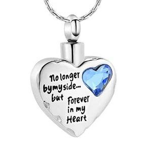 Heart Cremation Jewelry for Ashes Keepsake for Human / Pet Memorial Keepsake Urn - Picture 1 of 8