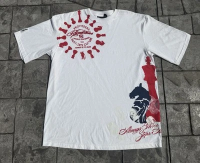 Camiseta Estampada Vintage Años 90 00 Y2K Rocawear Hustlers Culture Talla XL Foto 1 de 4