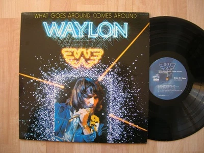 WAYLON JENNINGS What goes around comes around  RCA AHL1-3493  orig 199 NM - Image 1 of 2