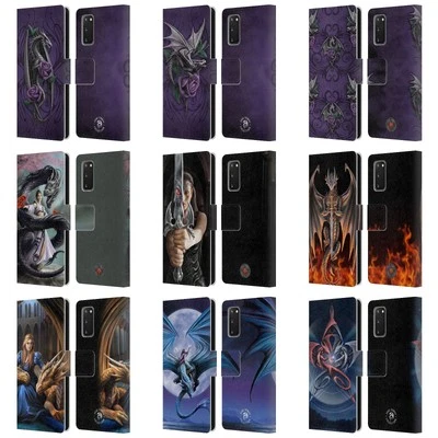 OFFICIAL ANNE STOKES DRAGONS 3 LEATHER BOOK WALLET CASE FOR SAMSUNG PHONES 1 - Image 1 of 4