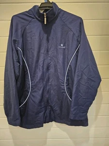 Converse  Mens Blue Full Zip Track Jacket Size L - Picture 1 of 6