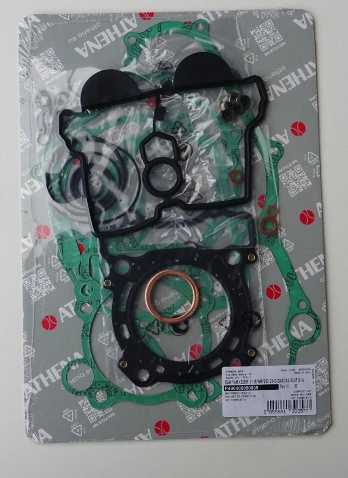 Yamaha WR YZ 250 F 2001 - 2012 ATHENA Motordichtsatz Dichtsatz Gasket Set - Bild 1 von 1