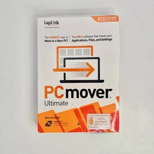 Laplink PCmover Ultimate 1 utilizzo include cavo USB 3.0 SuperSpeed e SafeErase nuovo con scatola - Foto 1 di 6