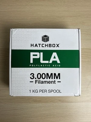 Hatchbox Red PLA 3.00mm 1kg Spool 3D Printer Filament BRAND NEW SEALED - Image 1 of 2