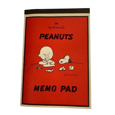 Vintage Hallmark Peanuts Memo Pad Snoopy Charlie Brown More - Image 1 of 4