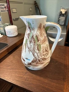 Vintage Nasco Sayonara Porcelain Cream Pitcher Japan Hand Painted Creamer - Picture 1 of 11