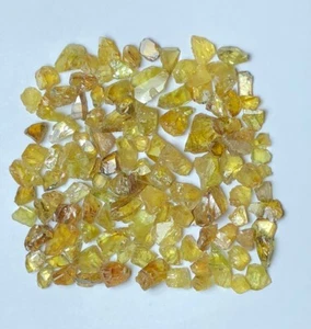 90 Carat Faceted Quality Rough Sphene Lot From Pakistan Loose Gemstone - Picture 1 of 24
