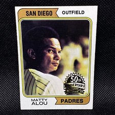 2023 Topps Heritage Matty Alou 50th Anniversary 1974 Buyback #430 San Diego