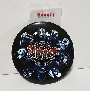 Slipknot Logo Metal Band Fridge Magnet 3" Diameter - Bild 1 von 1
