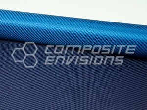 Hypetex Tendulkar Colored Carbon Fiber 2x2 Twill 3k 7.23oz/245gsm-Sample - Picture 1 of 1