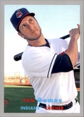 2015 Archives Yan Gomes #d /199 Silver Parallel Gray Indians #51 - Image 1 of 2