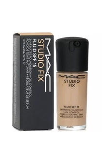 MAC Studio Fluid Broad Spectrum 24HR Matte Foundation ~ NC16 ~ 30 ml/1oz ~ New🎁 - Picture 1 of 8