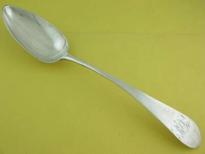 Moneda Plata 9 1/2" Cuchara SAMUEL WILLIAMSON Philadelphia PA 1794-1813 Bird Back Foto 1 de 4