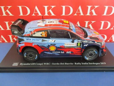 Die cast 1/24 Modellino Auto Hyundai i20 Coupe WRC Rally Sardegna 2019 D. Sordo - Immagine 1 di 4