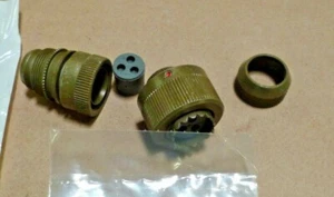 Circular Mil Connector Plug 3 Position Crimp ST Cable Mount CA3106E14S-7S-B-15  - Picture 1 of 4