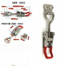 304 Stainless Steel 4002 Toggle Latch Clamp Capacity Pull Action Adjustable 2pcs