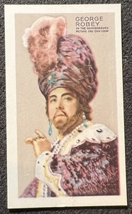 1935 PARK DRIVE CIGARETTES STARS OF STAGE & SCREEN GEORGE ROBEY #30 NM