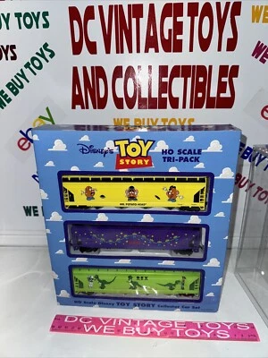 Vintage 1996 Disney's Toy Story COLECIONADOR ESCALA HO Pacote Triplo CONJUNTO DE CARRO Novos ALIENÍGENAS - Imagem 1 de 4
