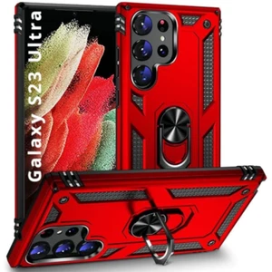 Military Grade Armor Rugged Case Samsung Galaxy S23 Ultra 6.8 Magnetic Kickstand - Picture 1 of 27
