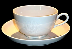 Vintage ca. 1967 Royal Copenhagen Gemma Oversized Coffee Cup & Saucer No. 14694 - Picture 1 of 9