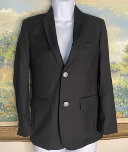 AMERICAN EXCHANGE NEW YORK AXNY BLACK SUIT JACKET SIZE 12 BOYS - Picture 1 of 8