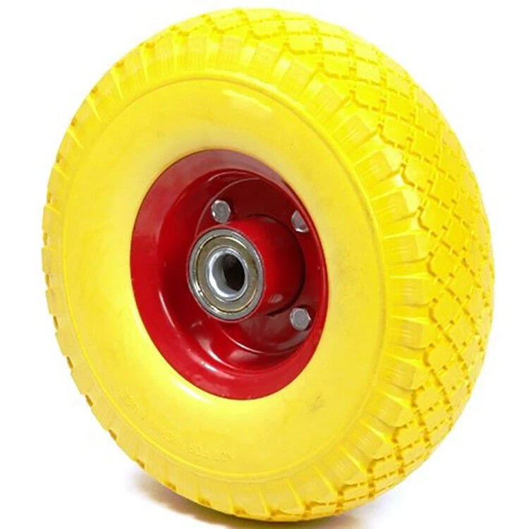 RUOTA IN GOMMA PER CARIOLA CARRELLO CON CUSCINETTO 260 LB 200 KG 4.10 /3.50 - 4 - Immagine 1 di 1