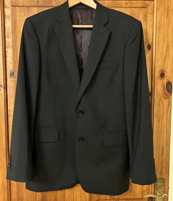 Chester на Chester Barrie шерсти Mohair платье бизнес костюм куртка черный 40R новый - Изображение 1 из 4