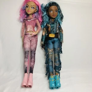 Lot Of 2 Disney Descendants 3 AUDREY & UMA Dolls Life Size 28" Rare  EUC Lot - Picture 1 of 13