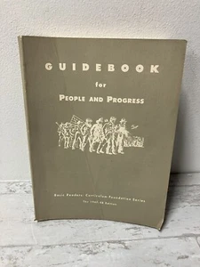 1947 guidebook for People And Progress by William S. Gray curriculum series Book - Picture 1 of 6