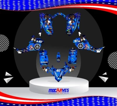 Yamaha YFZ 50 Graphics Kit for Yamaha YFZ 50 YFZ 50 Decal Yfz Stickers ATV - Image 1 of 4