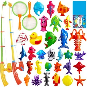 CozyBomB Magnetic Fishing Toys Game Set for Kids for Bath Time Pool Party - Picture 1 of 8