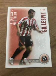 Keith Gillespie Sheffield United FC Shoot Out 2006/07 Football Card - Picture 1 of 2