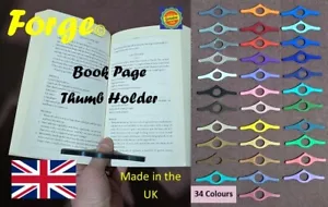 One Handed Book Page Holder - Thumb Reading Aid, Gift, Studying - Picture 1 of 51