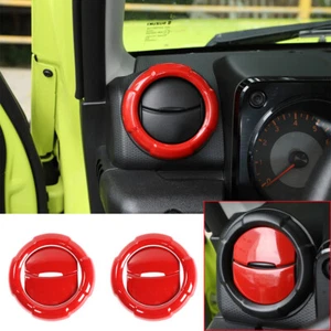 Cubierta de salida de ventilación de aire acondicionado ABS roja para consola central para Suzuki Jimny 2019+ - Imagen 1 de 12