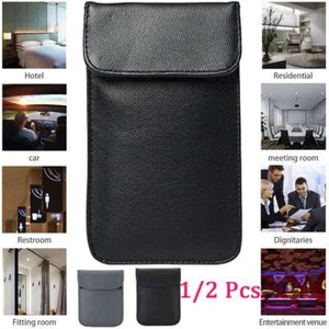 1/2pc RFID Signal Blocking Shielding Pouch Faraday Bag Cell Phone Wallet Blocker - Picture 1 of 14