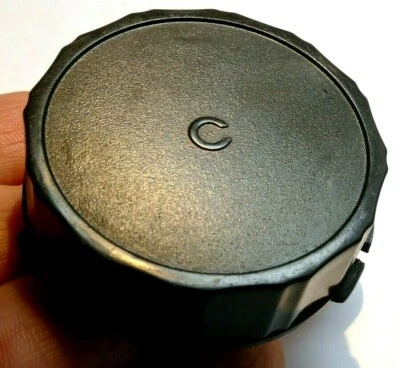 SOLIGOR "C" Rear FD Cap Lens Plastic Canon FL manual focus breech lock 28mm  - Image 1 of 4