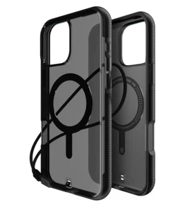 $50 iPhone 16 Pro Max BodyGuardz Ace Pro Case Smoke Black 18FT Drop Tested - Photo 1 sur 2