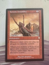 Tectonic Instability Invasion LP* Red Control ENGLISH Modern Commander mtg