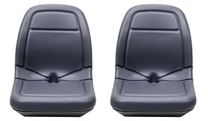 Yamaha Rhino 450, 660, 700 Gray Vinyl Bucket Seat Pair- See Description - Picture 1 of 6