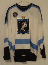 VINTAGE 90s ATLANTA KNIGHTS Authentic Bauer IHL Hockey Jersey L/XL